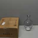 Zerodeko Clear Glass Hydroponic Vase for Home Design for Flower Arrangements and Centerpieces for Fresh Dried Plants Chic Decorative Container for Tables and Desks