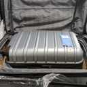 Samsonite Omni 2 Hardside 3 Piece Set - Includes Global Carry-On, Medium, & Large Checked Suitcases - 360 Dual Spinner Wheels - Integrated TSA Lock & Expansion - Artic Silver