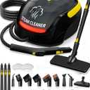 GLAMMAGIC Steam Cleaner with Mop, 3 Level Adjustable Handle, 25 Accessories
