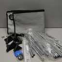 TOPCUBE 3D Printer Enclosure for Bambu Lab A1 Mini Combo, Stainless Steel Frame Enclosure with LED Light, Fireproof Dustproof Noise Reduction Constant Temperature 3D Printer Cover, 735x495x495MM