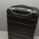 Wrangler 20" Hardside Spinner Carry-On Luggage, Black, 22-inch
