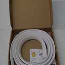 BNELL Carpet & Floor Edging Trim Strip,Self Adhesive-PVC Floor Transition Strip,Thresholds for Doorways with a Height Less Than 10 MM (6.56FT_White)