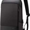 BOPai 15 inch Super Slim Laptop Backpack Men Anti Theft Waterproof Backpack Light Smart Business Computer Backpack Casual Daypack Black