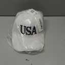 USA Trucker Hat for Men & Women American Flag Cap Adjustable Baseball Cap Mesh Snap Patriotic 3D Embroidered Cap
