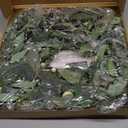 Sggvecsy Artificial Eucalyptus Wreath - 21 Inch Greenery Wreath with Green Leaves and Mixed White Berries for Spring/Summer Home Decor