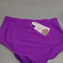 Micosuza Women's Swim Bottom High Waist Retro Basic Full Coverage Bikini Tankini Swimsuit Briefs, 12