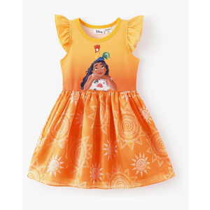 Disney Frozen Elsa Princess Cinderella Ariel Jasmine Rapunzel Baby/Toddler Dress, Ruffle Long-Sleeve Mesh Overlay Tulle Dress Size 3-4Y