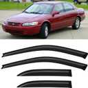 Window Visors Rain Guards Shield for 1997-2001 Toyota Camry, Out-Channel Window Vent Wind Deflectors Visors Shades for 97-01 Camry