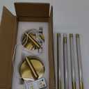 Wireless Battery Operated Wall Sconces with Remote, Gold Rechargeable Led Wall Lights Set of Two, Cordless Dimmable Battery Powered Wall Lamp Decor for Bedroom Living Room, 3 Color, 28 Inch