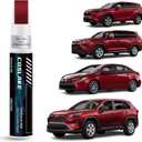 Car Touch Up Paint(Ruby Flare Pearl(3T3(Include 2YD))) for Toyota, Car Paint Scratch Repair Kit, Quick & Easy Solution to Repair, 2 in 1 Scratch Remover Pen with Color-Matched