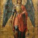 EIBEILI Archangel Michael Diamond Art Kits for Adults,Christianity Diamond Painting Kits for Adults Beginner,5D DIY Full Round Drill Diamond Dots Paintings for Home Wall Decor Gift 12X16inch