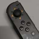 Tns-1864 1set Of Gray+Patterned Wireless Game Controller With Dual Vibration, Six-Axis Motion Sensor And One-Button Wake-Up Function, Suitable For Switch Lite And Switch Oled Game Consoles