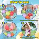 20 PCS Summer Water Toys Set for Kids Ages 3-12 Outdoor Water Gun andReusable Water Balloons Pool Beach Games Water Battle Fun for Boys Girls Backyard Party