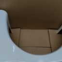 Squatty Potty Simple Curve Bathroom Toilet Stool 7" White