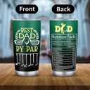Golf Gifts for Dads, Fathers Day Golf Gift for Men, Dad, Husband, Funny Golfer Gift, Father's Day Gifts for Golfer Men, Best Dad By Par Tumbler 20oz