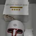 Red Light Therapy Mask & Neck  7-Color LED Face & Neck Light Therapy, Cordless & Rechargeable, Ergonomic Design, Portable Skincare Set for Anti-Aging, Skin Brightening, and Rejuvenation