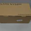 LARS NYSM Bread Box I Metal Box For Long Lasting Freshness I Bread Bin With Bamboo Lid Usable As Cutting Board I 13.8x7.7x5.3 In (Pure White )