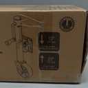 Torin 1000 lbs Trailer Jack with Wheel, Heavy Duty Swivel Boat Trailer Jack Single Whee, 10" Lift, Bolt-on Trailer Tongue Jack for RV Boat ATR39001B, Silver