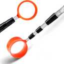 ToVii Golf Ball Retriever - Telescopic Aluminum Alloy Pole and Firm Nylon Cup Grabber (15ft)