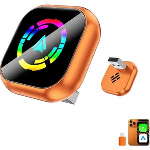 2-in-1 Wireless CarPlay Adapter for iPhone & Android Auto, Converts Wired to Wireless CarPlay in 5 Sec, Plug & Play No App Needed, Auto-Reconnect, Mini Dongle for 1000+ Cars iOS 10+ Android 11+