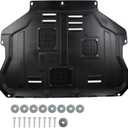 Dasbecan Upgraded Engine Splash Shield Compatible with Ford Escape 2013-2019 - Stable Mud Flaps and Under Engine Cover with Short Bolts and Flat Washers