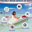 AstraVox Marine Fiberglass Repair Kit for Boats, Waterproof Gel Coat Repair Kit for Boats, Marine Epoxy Filler for Jet Ski, Kayak, Yacht, Speedboat, Dinghy, Fix Hole, Chip, Crack, Scratch