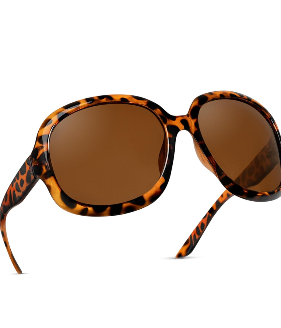 miyya Bug Eye Oversized Polarized Sunglasses Womens, Trendy Retro Sun Glasses for Women 2025, Oversized UV Protection Shades