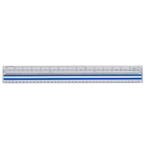 Westcott ‎40711 Clear Data Processing Magnifying Ruler, 15 in, Pack of 3