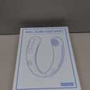 Portable Neck Fan, Hands-Free Bladeless Fans, 360°Airflow, 4000 mAh Battery Operated Wearable Personal Fan, Twistable, Rechargeable Fans for Outdoor Indoor, Birthday Gifts for Men Women-Black