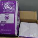 Poise Incontinence & Postpartum Pads for Bladder Leaks, 6 Drop Ultimate Absorbency, Regular Length, 112 Count