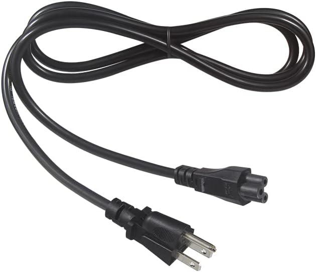 US Standard Laptop Power Cord - 2 FT/ 24 inch 18AWG NEMA 5-15P to Iec 60320 C5 Universal 3 Prong AC Power Cable Replacement Desktop Charger 3 Pin 10A 125V Wire for Notebook Computer Adapter TV Printer Amazon's Choice
