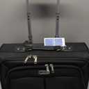 Lekebobor Rolling Laptop Bag With a Compact Combination LockRolling Laptop Briefcase on Wheels for Women/Men Fits Up to 15.6Inch computer Bags Water Resistant for Work Travel and Business, Black