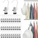 200PCS Boot Hangers Clips for Closet Stainless Steel Clothes Hooks Clip Laundry Hooks Clothes Pins Hanging Clips Portable Clip Hangers Clothespins Hanger for Wardrobe Organization