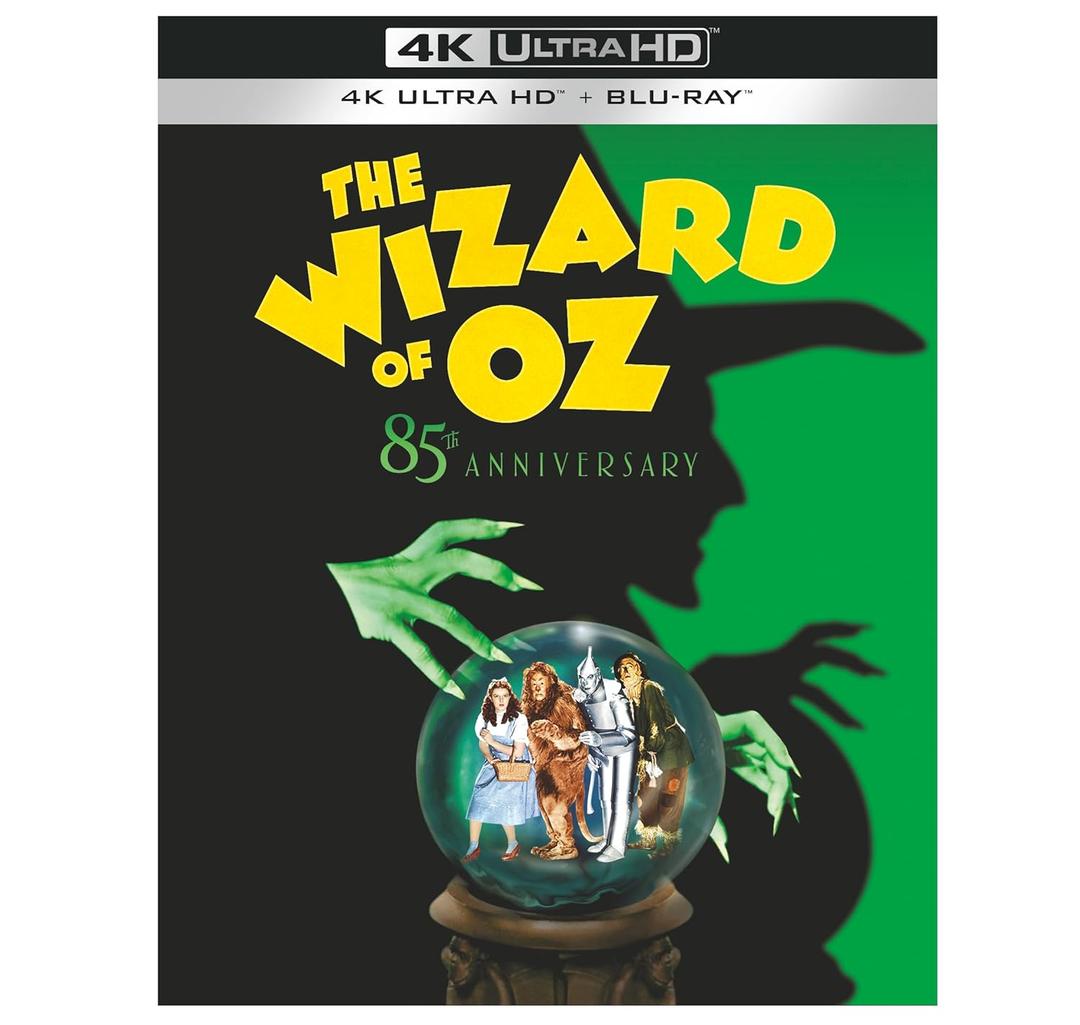 The Wizard of Oz 85th Anniversary Theatre Edition with Steelbook [4K Ultra HD] [1939] [Blu-ray] [Region Free]