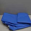 Smiry Rectangle Table Cloth 60x102 Inch, Waterproof Wipeable Vinyl Tablecloths Protector, Oil Spill Proof Plastic Table Cover for Dining, Picnic, Camping, Outdoor, Blue