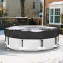 16FT Winter Pool Cover for Above Ground Pools, Safana Round Pool Winter Cover, Tear Resistant Fabric Swimming Pool Covers, Superior Strength & Durability, Prevent Leaves, UV Resistance