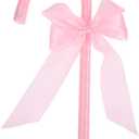 Christmas Party Cosplay Crutch Prop,Simple Style Plastic Walking Cane Prop Stick with Bowknot Stick for Halloween Valentines Christmas Day Party Cosplay