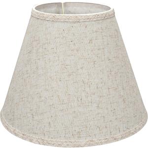 Aspen Creative 58877 Transitional Empire Shape Uno Construction Lamp Shade, Flaxen, 6" Top x 12" Bottom x 9" Slant Height