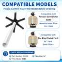 152226 Standpipe & Lateral Assembly Replacement, 26" Compatible with Pentair SD80 & Sta-Rite Cristal-Flo II Pool Sand Filters