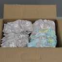 The Honest Company Clean Conscious Diapers for Sensitive Skin | Hypoallergenic, Fragrance Free | Gender Neutral Prints | Club Box, Size Newborn, 72 Count (Prints May Temporarily Vary)