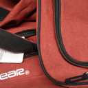 Pacific Gear Rolling Duffel Wheels, 30-inch Luggage, Hockey Bag, Heavy Duty (Red)