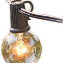 GLOBE ELECTRIC COMPANY INC 12873 Monaco 25 5W G40 String Light Set, Clear