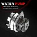 Engine Timing Chain Kit Water Pump 3.5L Fit for 350Z 03-06, Maxima 02-03, Murano 03-07, Altima 02-04, for FX35 M35 G35 I35 2002-2008 VQ35DE Time set Replacement Parts with Tensioner Cam Sprockets