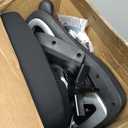 Ergonomic Office Chair, Mesh Desk Chair with Headrest, Lumbar Support, Thick Seat Cushion, Flip-up Arms, High Back Computer Task Chairs for Home Office, Black/Silver