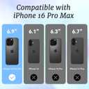 for iPhone 16 Pro Max Case, Coastal Vintage Collage Pattern, Military-Grade Drop Protection, Vintage Coastal Soft Slim TPU Protective Cover with Camera Protection for WomenGirls (PlumeriaTahiti)