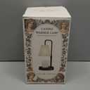 GVY Candle Warmer Lamp with Timer  Dimmable Wax Warmer for Vintage Room Decor, Height Adjustable Candle Lamp for Mom, Birthday Gifts for Women,House Warming Gifts for New Home Decor with 2 Bulbs (Black)