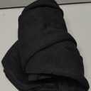 Dog Basic Hoodie Soft Dog Clothes Cold Weather Sweaters for Medium Large Dogs Cozy Fabric Warm Sweatshirt with Leash Hole (Black, XL (Back: 24.8",Chest: 33.86", Neck: 25.2")) (X-Large (35-55 lbs))