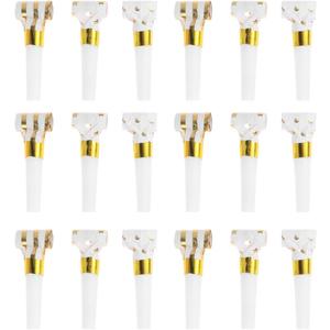 Toyvian 30PCS Musical Blow Outs Glitter Party Blowers Noisemaker Birthday Squawkers Noise Makers for Kids Birthday Holiday New Years Party Favors Goodie Bag Stuffers Fillers