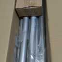 PORTRES Silvery Heavy Duty Curtain Rods for Windows 66 to 120 Inches Adjustable Length 1" Diameter Curtain Rod with Modern Decorative Finials for Outdoor Farmhouse Bedroom Kitchen Living Room