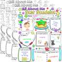 Fancy Land Star Student Posters Elementary All About Me Posters for Kids
to Fill in, Large, Star of the Week, Student of the Week, 17 x 22 inches